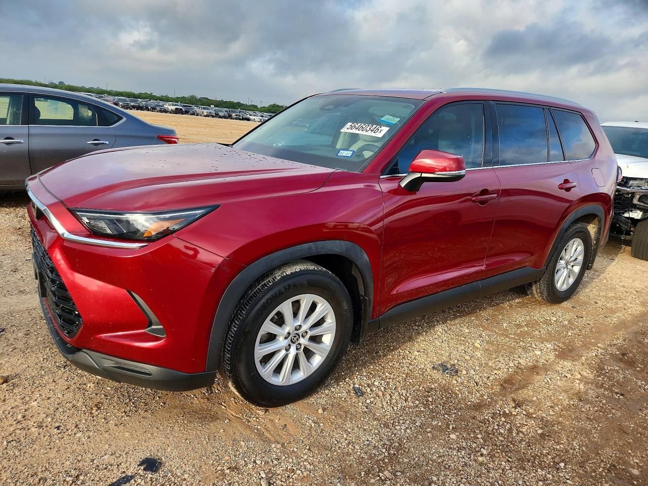 2024 Toyota Highlander VIN 5TDAAAA52RS010850 COPART salvage auction — Minor Dent/Scratches, TX - CERTIFICATE OF TITLE, sold $29,750 on 2026-07-08 (photo 1)
