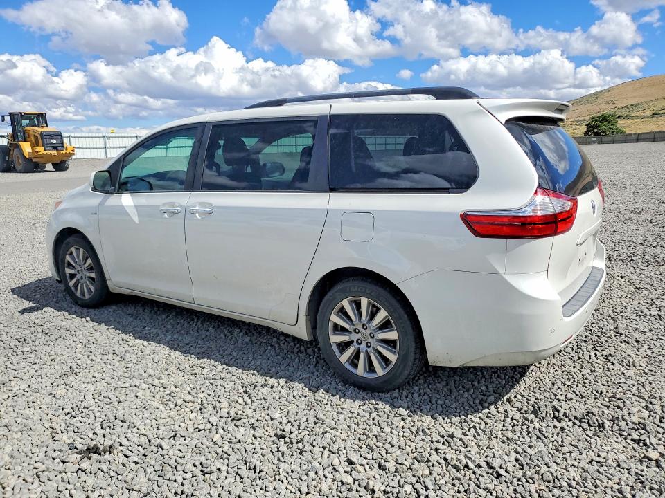 2017 Toyota Sienna VIN 5TDDZ3DC2HS183102 COPART salvage auction — MINOR DENT/SCRATCHES, Ca - Certificate Of Title, sold $9,000 on 2026-07-02 (photo 2)