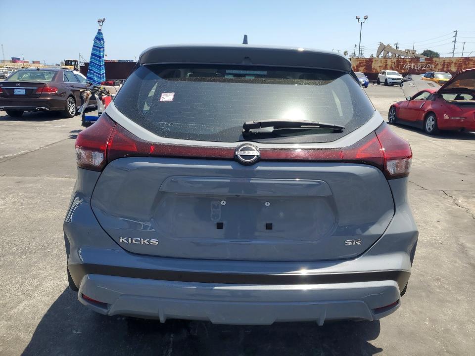 2024 Nissan Kicks VIN 3N1CP5DVXRL564611 COPART salvage auction — FRONT END, Ca - Salvage Certificate, sold $4,400 on 2026-07-31 (photo 6)