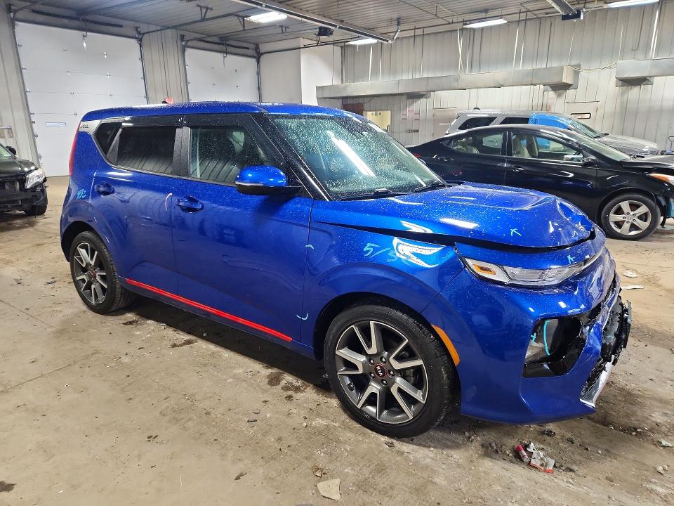 2021 Kia Soul VIN KNDJ63AU1M7786121 COPART salvage auction — FRONT END, Wi - Cert Of Title-Claim Paid, sold $2,400 on 2026-07-27 (photo 4)