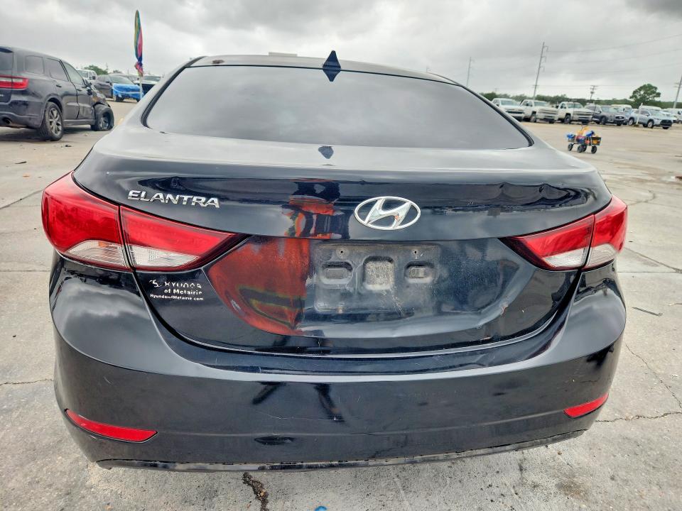 2016 Hyundai VIN KMHDH4AE6GU548045 COPART salvage auction — FRONT END, La - Certificate Of Title, sold $550 on 2026-07-22 (photo 6)