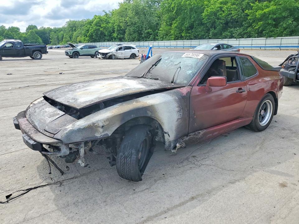 1986 Porsche 944 VIN WP0AA0944GN459438 COPART salvage auction — Burn Engine, Oh - Cert Of Title-Salvage, sold $375 on 2026-07-09 (photo 1)
