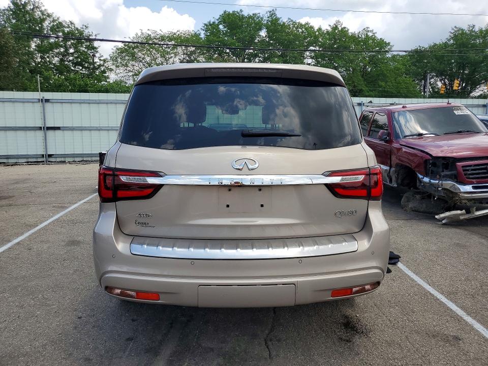 2021 Infiniti Qx80 VIN JN8AZ2BE9M9272115 COPART salvage auction — BURN, OH - CERT OF TITLE-SALVAGE, sold $24,600 on 2026-07-22 (photo 6)