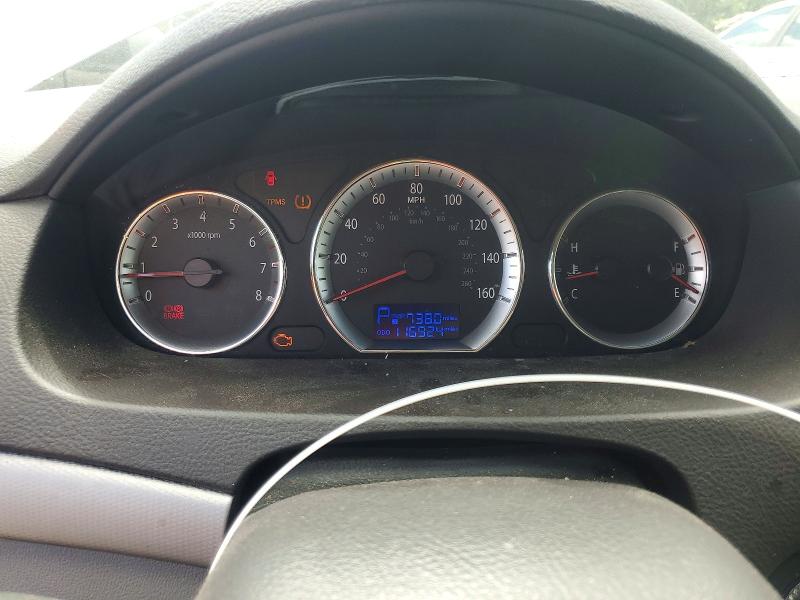 2010 Hyundai Sonata VIN 5NPET4AC1AH616887 COPART salvage auction — FRONT END, Ga - Cert Of Title-Salvage, sold $875 on 2026-07-31 (photo 9)