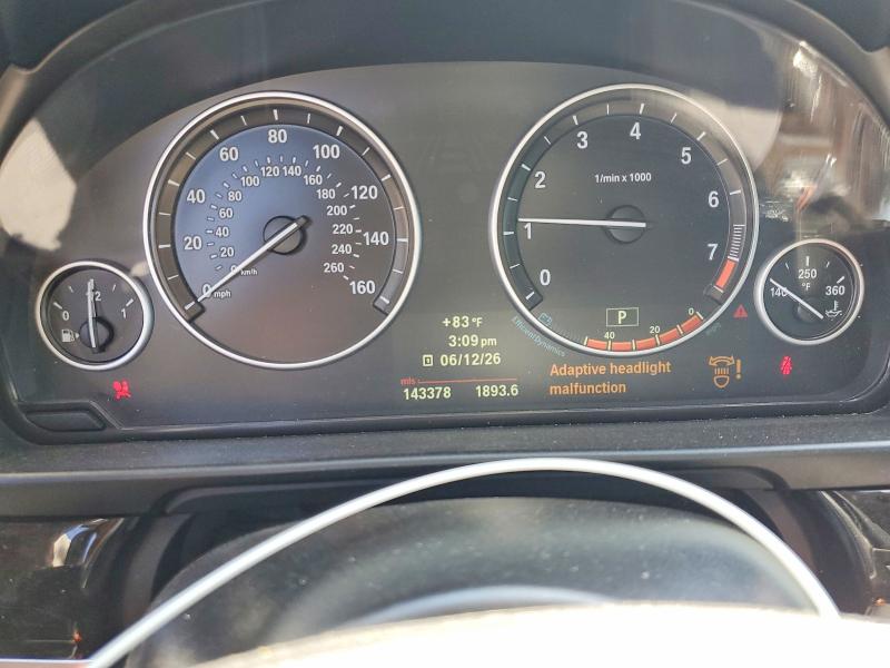 2013 BMW 5er VIN WBAXG5C56DD232113 COPART salvage auction — FRONT END, Ca - Salvage Certificate, sold $1,100 on 2026-07-31 (photo 9)