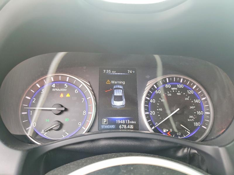 2018 Infiniti VIN JN1FV7EL7JM631333 COPART salvage auction — FRONT END, Ny - Mv-907A Salvage Certificate, sold $2,050 on 2026-07-17 (photo 9)