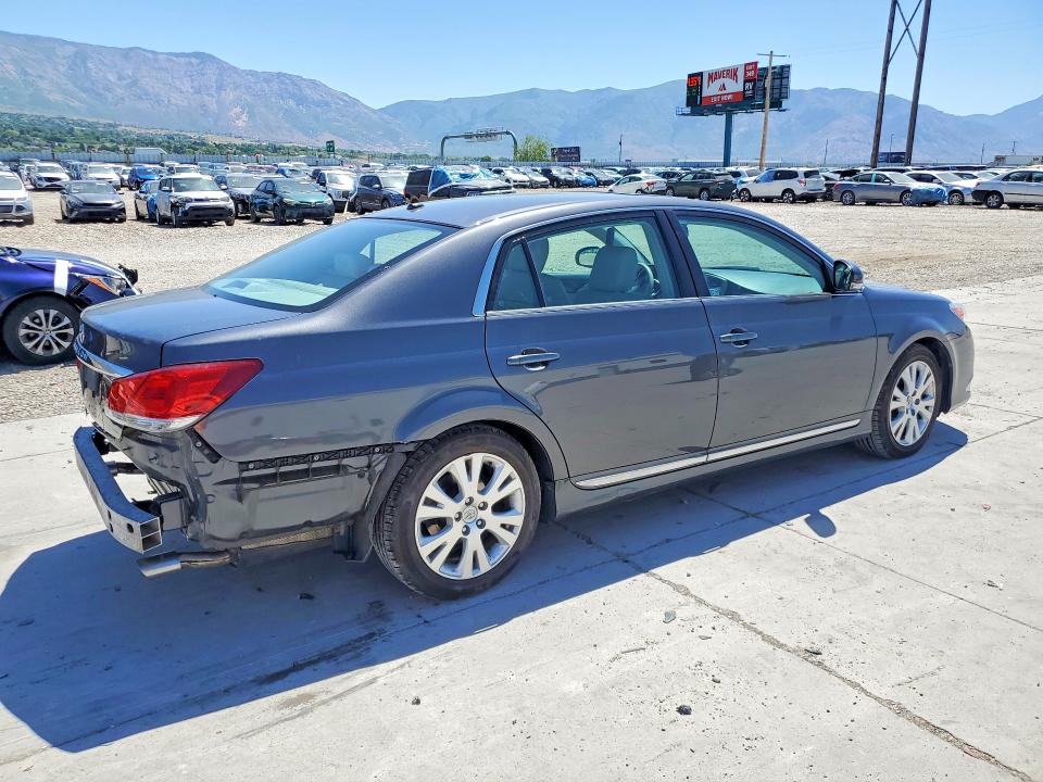 2011 Toyota Avalon VIN 4T1BK3DB3BU430290 COPART salvage auction — REAR END, Ut - Salvage Certificate, sold $2,100 on 2026-07-27 (photo 3)