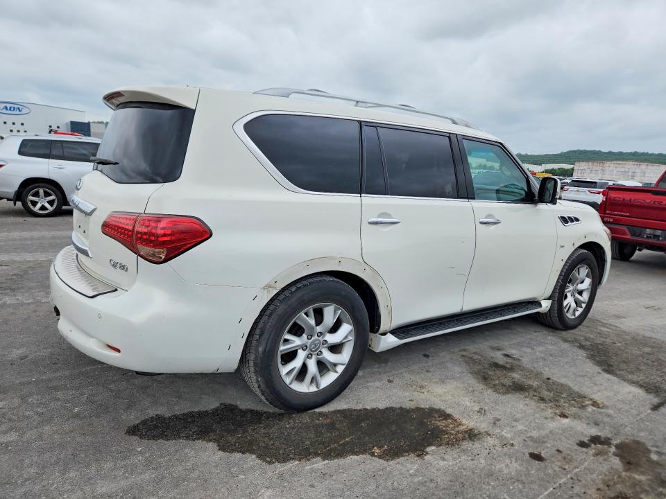 2014 Infiniti Qx80 VIN JN8AZ2NF9E9552915 COPART salvage auction — MECHANICAL, Ok - Certificate Of Title, sold $1,100 on 2026-07-24 (photo 3)