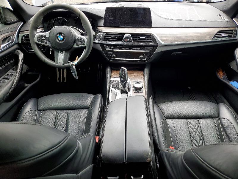 2017 BMW 5 series VIN WBAJA7C33HG905977 COPART salvage auction — SIDE, ON - PERMIT NO BRAND - UNFIT, sold $3,050 on 2026-07-23 (photo 8)
