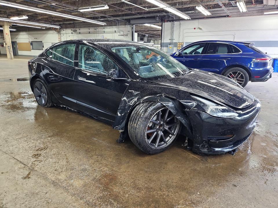 2023 Tesla Model 3 VIN 5YJ3E1EA5PF450986 COPART salvage auction — FRONT END, Il - Salvage Certificate, sold $1,800 on 2026-07-20 (photo 4)