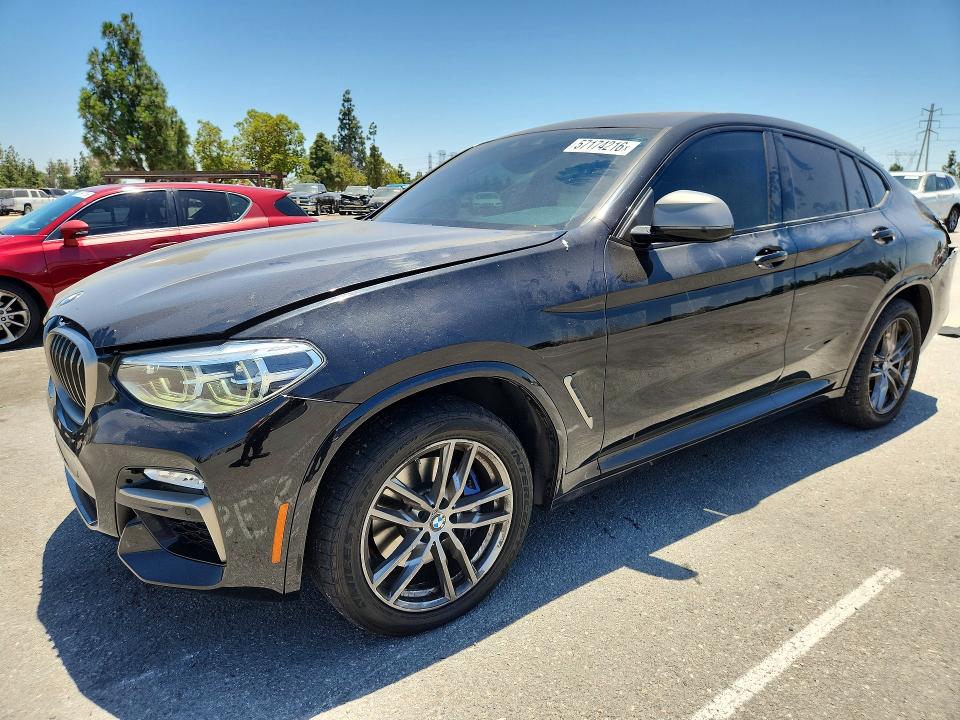 2019 BMW X4 VIN 5UXUJ5C50KLJ64402 COPART salvage auction — REAR END, CA - SALVAGE CERTIFICATE, sold $150 on 2026-07-21 (photo 1)