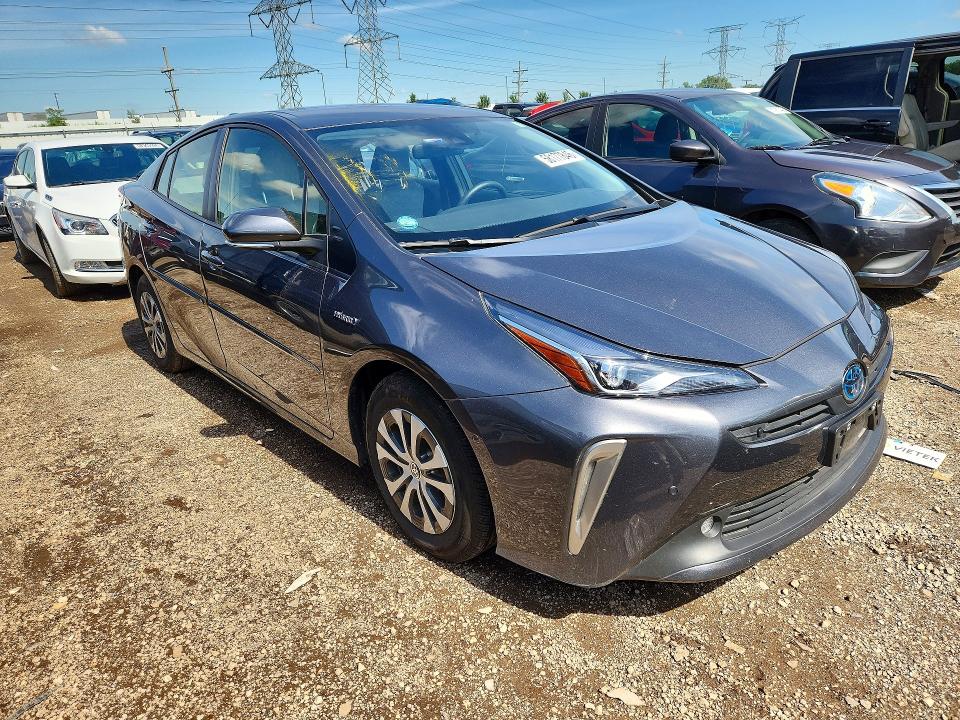 2022 Toyota Prius VIN JTDL9MFU2N3041336 COPART salvage auction — SIDE, Il - Salvage Certificate, sold $9,200 on 2026-07-23 (photo 4)