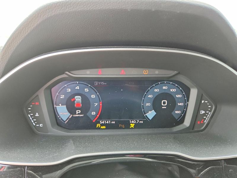 2021 Audi Q3 VIN WA1DECF33M1123775 COPART salvage auction — FRONT END, Tx - Salvage Vehicle Title, sold $8,300 on 2026-07-14 (photo 9)