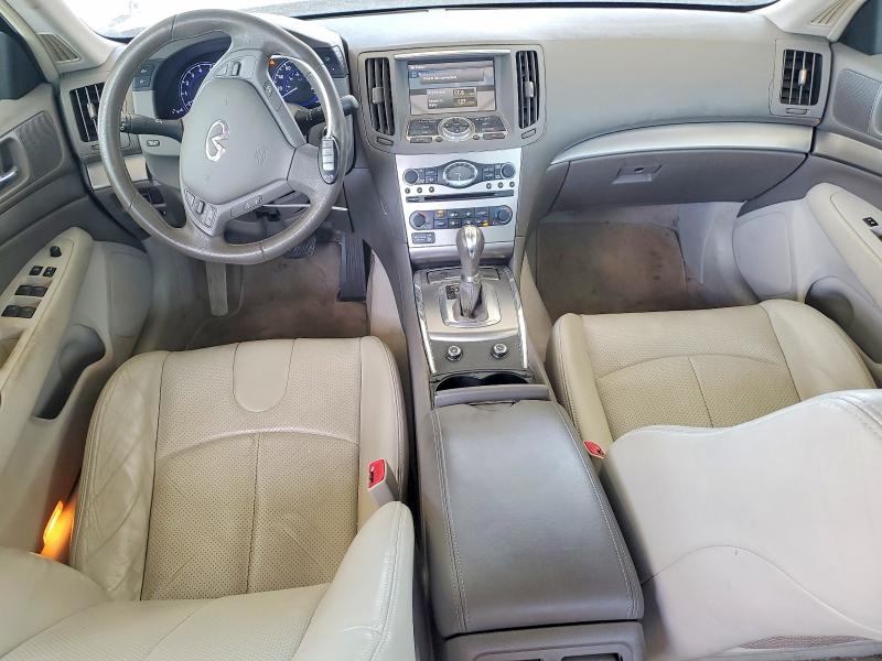 2012 Infiniti G VIN JN1DV6AP1CM810769 COPART salvage auction — FRONT END, GA - CERT OF TITLE-SALVAGE, sold $250 on 2026-07-23 (photo 8)