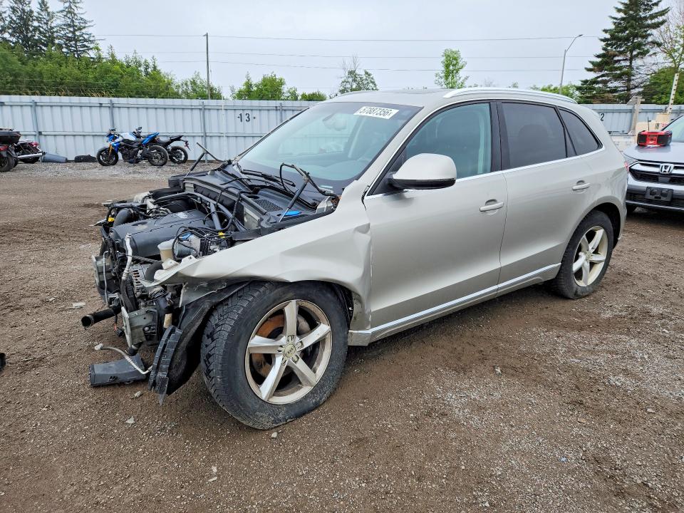 2013 Audi Q5 VIN WA1VFCFP4DA028114 COPART salvage auction — FRONT END, On - Permit Salvage, sold $775 on 2026-07-14 (photo 1)