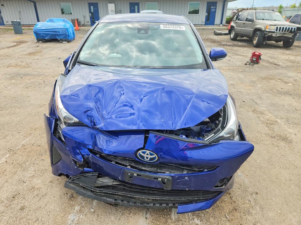2018 Toyota Prius VIN JTDKBRFU3J3069881 COPART salvage auction — FRONT END, Wi - Junked Vehicle Bill Of Sale, sold $2,300 on 2026-07-07 (photo 5)