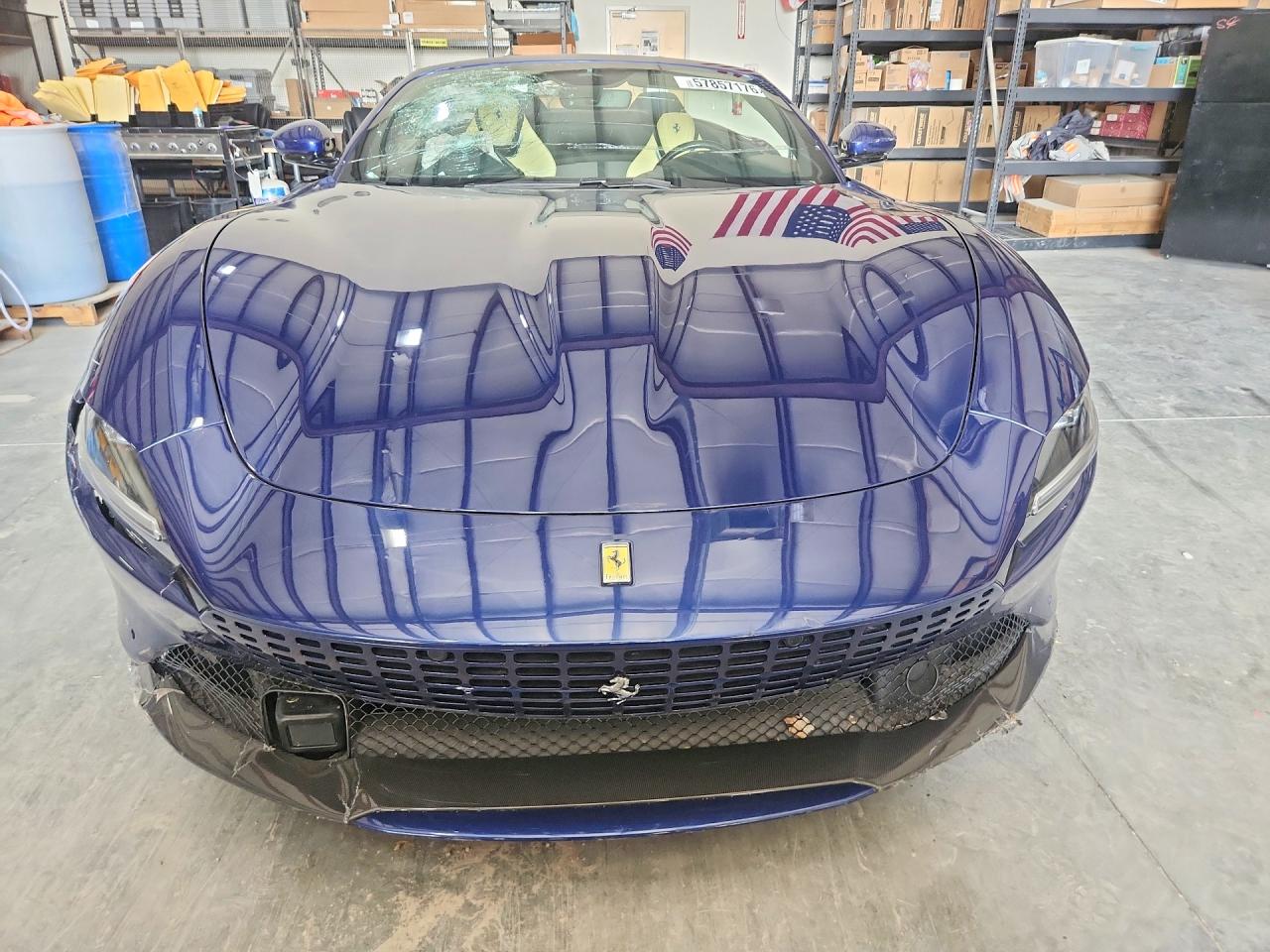 2026 Ferrari Roma VIN ZFF09RPA0T0328484 COPART salvage auction — Front End, UT - SALVAGE CERTIFICATE, sold $155,000 on 2026-08-06 (photo 5)