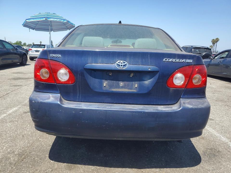 2006 Toyota Corolla VIN 1NXBR32E36Z595965 COPART salvage auction — FRONT END, Ca - Dis/Dlr/Exp Only Clean Title, sold $975 on 2026-08-19 (photo 6)