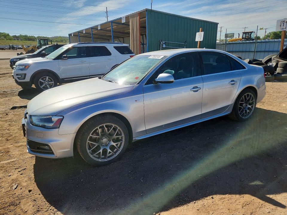2015 Audi A4 VIN WAUBFAFLXFN018898 COPART salvage auction — FRONT END, Co - Salvage Title, sold $2,500 on 2026-08-03 (photo 1)