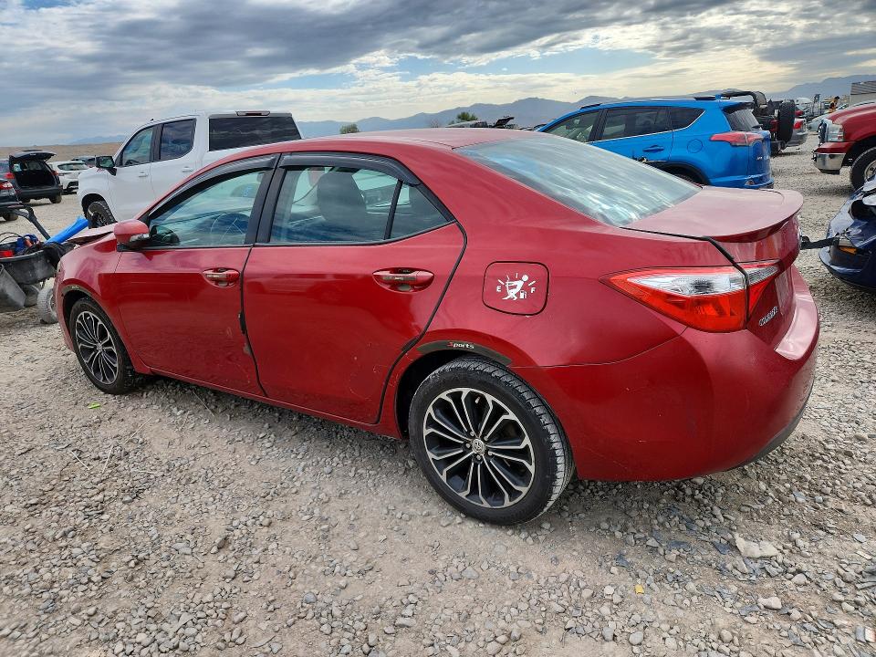 2015 Toyota Corolla VIN 5YFBURHE8FP280525 COPART salvage auction — FRONT END, UT - SALVAGE CERTIFICATE, sold $2,100 on 2026-07-02 (photo 2)