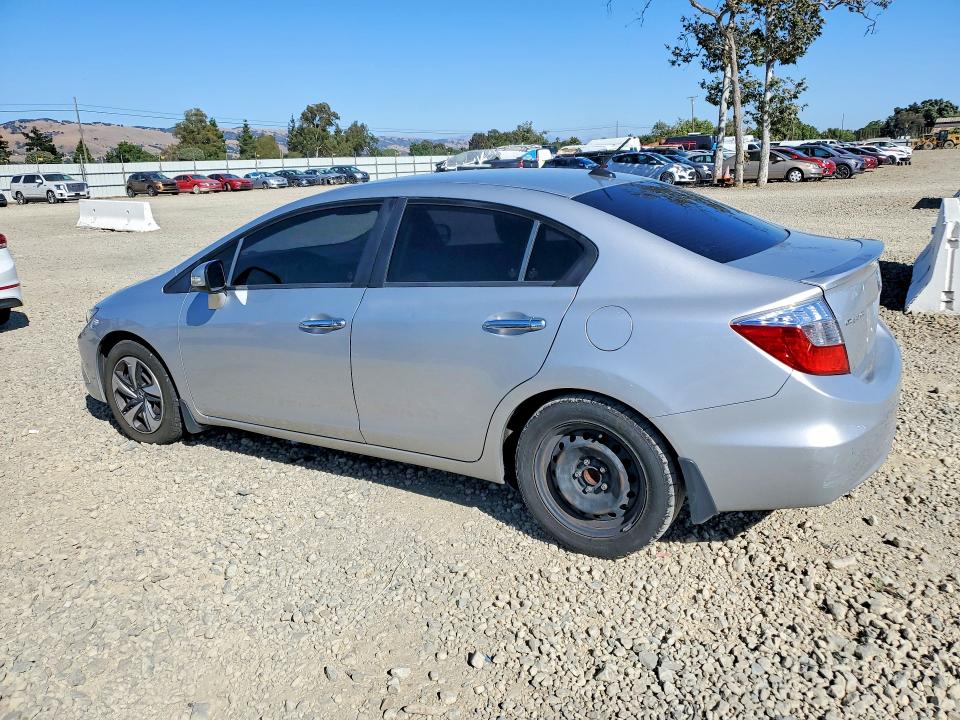 2012 Honda Civic VIN JHMFB4F35CS003478 COPART salvage auction — FRONT END, Sc - Salvage Title, sold $775 on 2026-07-14 (photo 2)