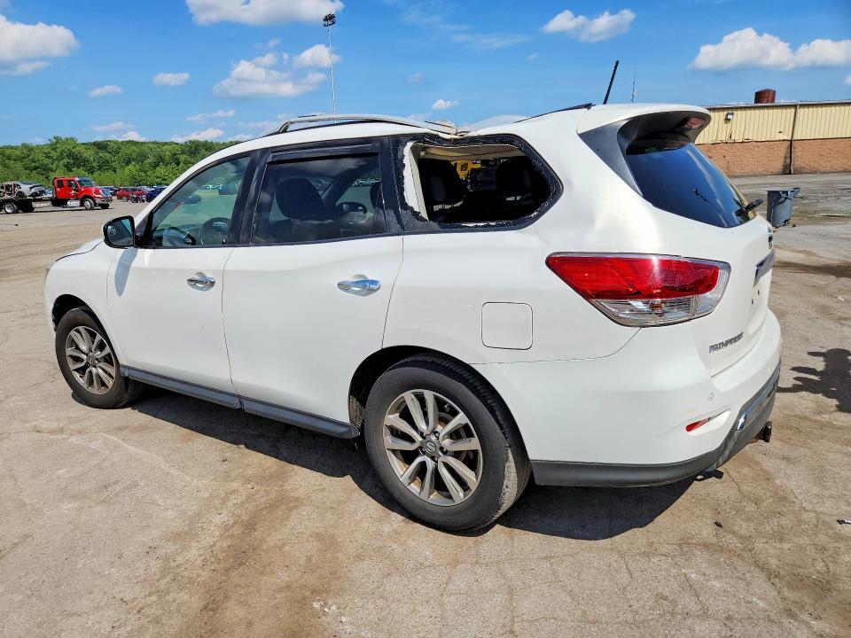 2014 Nissan Pathfinder VIN 5N1AR2MM1EC632168 COPART salvage auction — ROOF, NY - MV-907A SALVAGE CERTIFICATE, sold $425 on 2026-07-02 (photo 2)