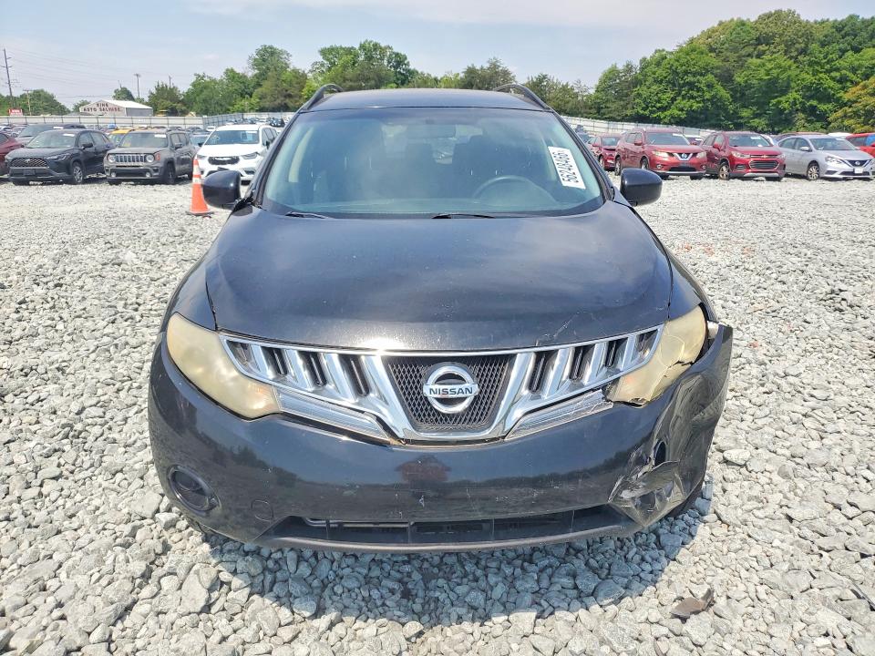 2009 Nissan Murano VIN JN8AZ18UX9W011058 COPART salvage auction — FRONT END, Nc - Salvage Certificate Of Title, sold $375 on 2026-07-15 (photo 5)