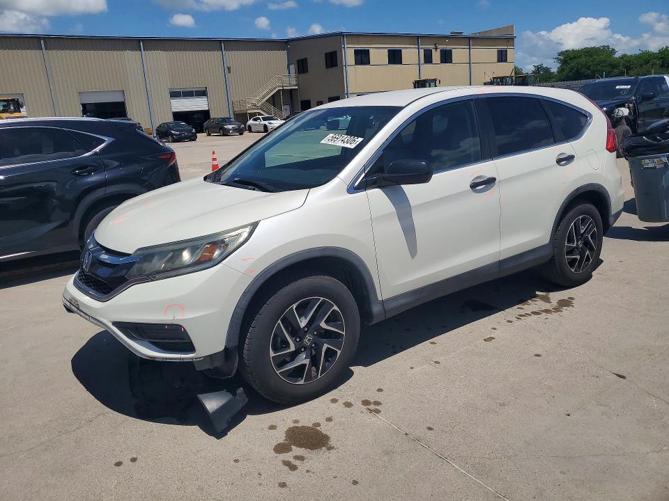 2016 Honda Cr-v VIN 5J6RM3H44GL005189 COPART salvage auction — HAIL, Ok - Cert Of Title-Salvage, sold $5,000 on 2026-07-02 (photo 1)