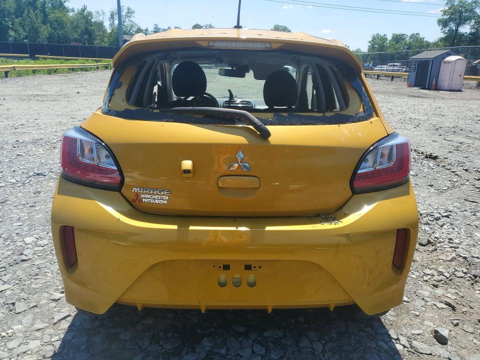 2021 Mitsubishi VIN ML32AUHJ3MH002619 COPART salvage auction — SIDE, Md - Cert Of Salvage > 75% Damage, sold $1,400 on 2026-07-17 (photo 6)