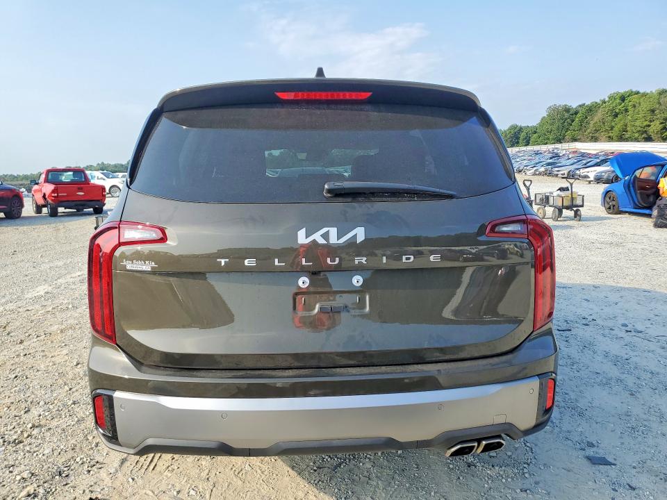 2025 Kia Telluride VIN 5XYP64GC6SG668905 COPART salvage auction — FRONT END, Salvage Title, sold $11,100 on 2026-08-26 (photo 6)