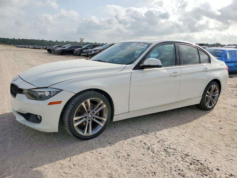 2016 BMW 3 series VIN WBA8E9C58GK648942 COPART salvage auction — FRONT END, TX - SALVAGE VEHICLE TITLE, sold $1,250 on 2026-07-24 (photo 1)