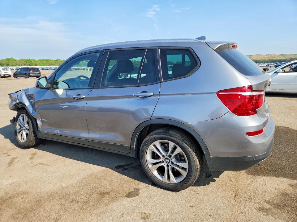 2017 BMW X3 VIN 5UXWX7C37H0W39684 COPART salvage auction — FRONT END, Ny - Mv-907A Salvage Certificate, sold $1,550 on 2026-07-20 (photo 2)