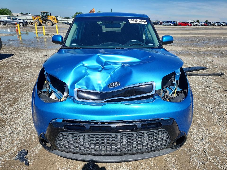2016 Kia Soul VIN KNDJP3A56G7331193 COPART salvage auction — FRONT END, Ky - Cert Of Title-Salvage, sold $675 on 2026-07-09 (photo 5)