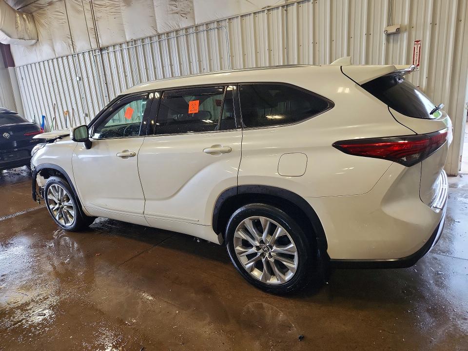 2020 Toyota Highlander VIN 5TDDZRBH1LS006261 COPART salvage auction — FRONT END, Wi - Junked Vehicle Bill Of Sale, sold $12,100 on 2026-07-13 (photo 2)