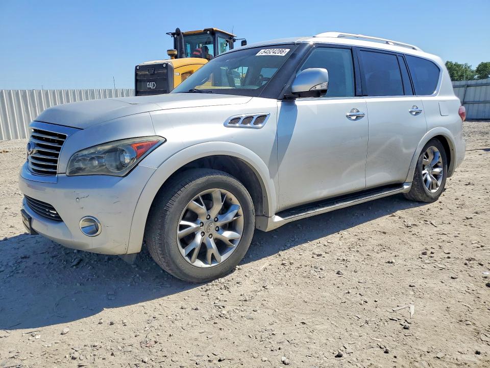 2012 Infiniti Qx56 VIN JN8AZ2NCXC9315563 COPART salvage auction — FRONT END, Oh - Certificate Of Title, sold $1,300 on 2026-07-10 (photo 1)