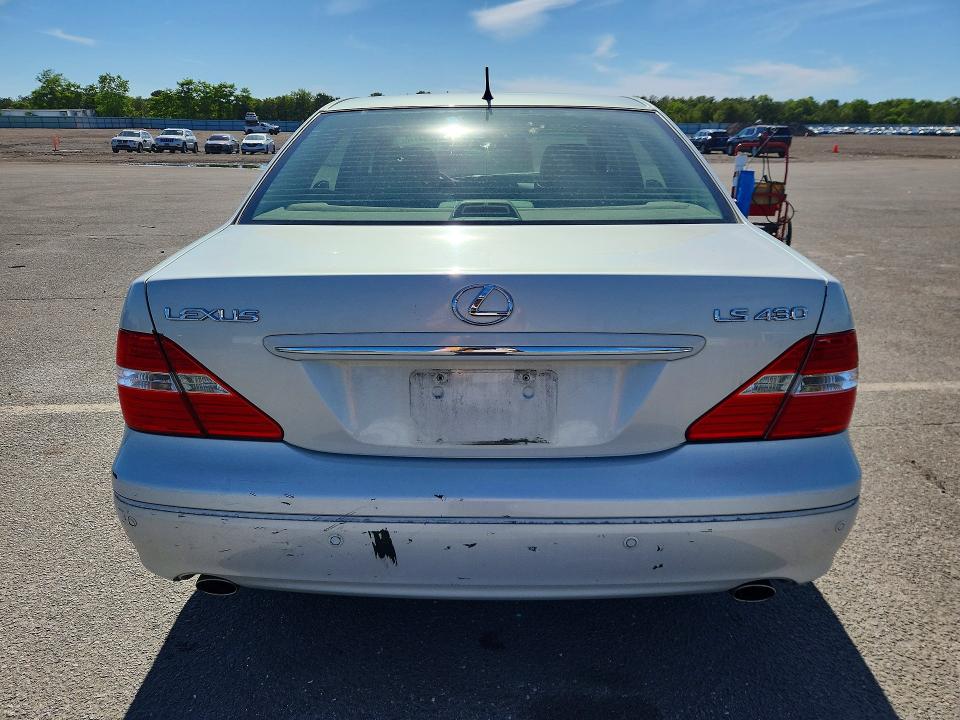 2005 Lexus Ls VIN JTHBN36F155016501 COPART salvage auction — FRONT END, Ny - Mv-907A Salvage Certificate, sold $575 on 2026-07-08 (photo 6)