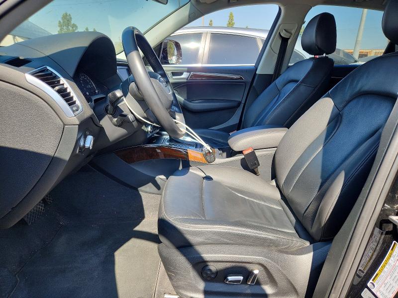 2014 Audi Q5 VIN WA1CFAFP0EA099145 COPART salvage auction — FRONT END, Ca - Salvage Certificate, sold $1,900 on 2026-07-28 (photo 7)