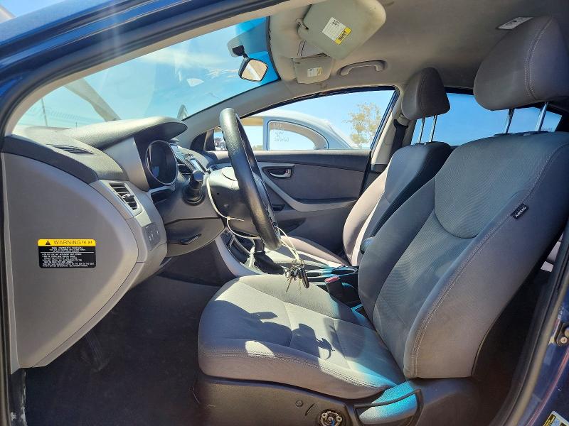2016 Hyundai Elantra VIN KMHDH4AE2GU478964 COPART salvage auction — FRONT END, Id - Salvage Certificate Of Title, sold $1,100 on 2026-07-28 (photo 7)