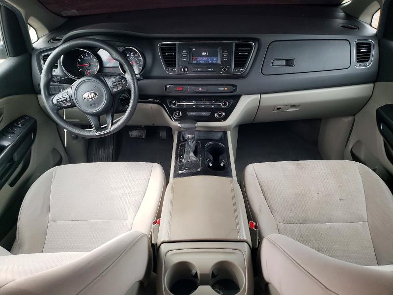 2017 Kia SEDONA VIN KNDMB5C10H6306864 COPART salvage auction — FRONT END, Va - Cert Of Title - Salvage, sold $1,150 on 2026-07-06 (photo 8)