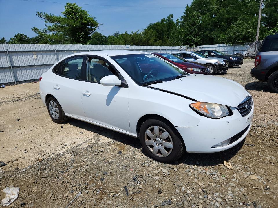 2007 Hyundai Elantra VIN KMHDU46D77U212562 COPART salvage auction — FRONT END, NY - MV-907A SALVAGE CERTIFICATE, sold $450 on 2026-07-15 (photo 4)