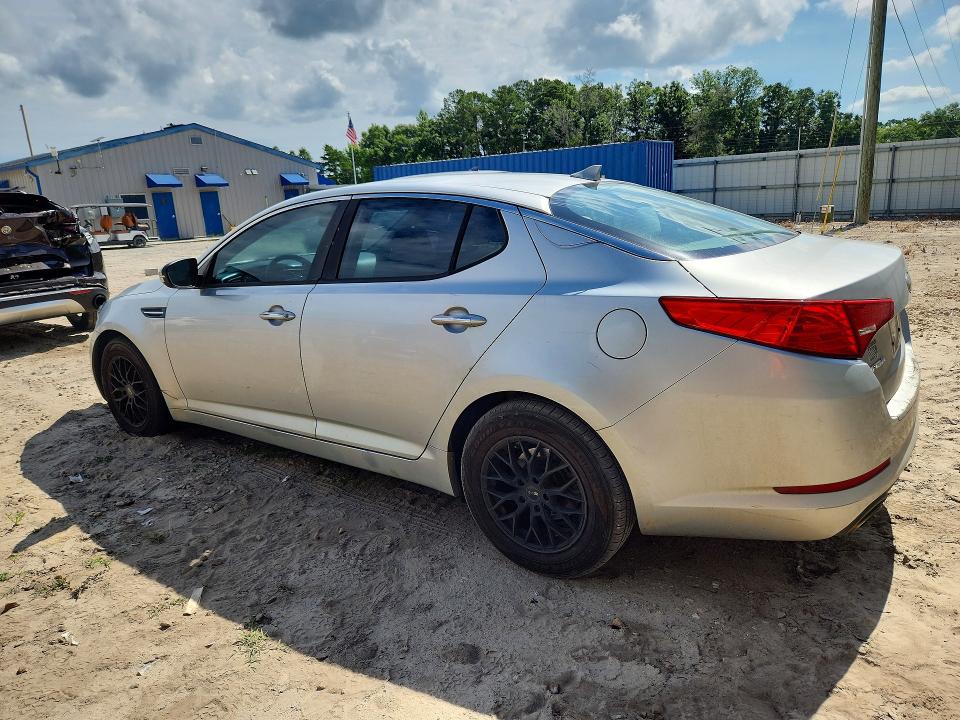 2013 Kia Optima VIN KNAGM4A74D5335869 COPART salvage auction — FRONT END, Fl - Cert Of Title Slvg Rebuildable, sold $400 on 2026-07-10 (photo 2)