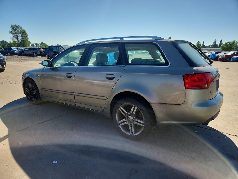 2007 Audi A4 VIN WAUKF78E57A231624 COPART salvage auction — FRONT END, Or - Salvage Title Certificate, sold $150 on 2026-07-27 (photo 2)