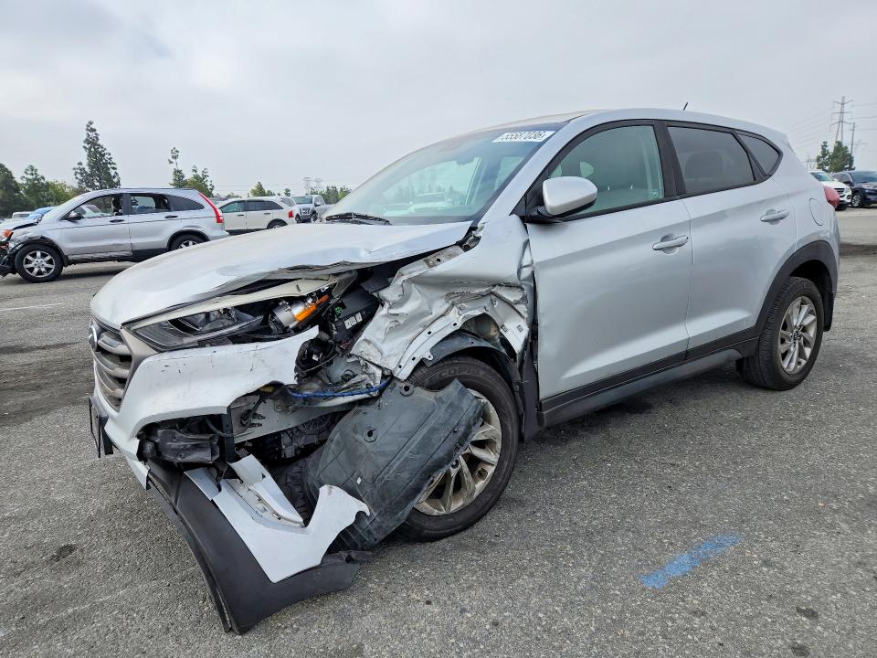 2016 Hyundai VIN KM8J23A42GU245673 COPART salvage auction — FRONT END, Ca - Salvage Certificate, sold $150 on 2026-07-28 (photo 1)
