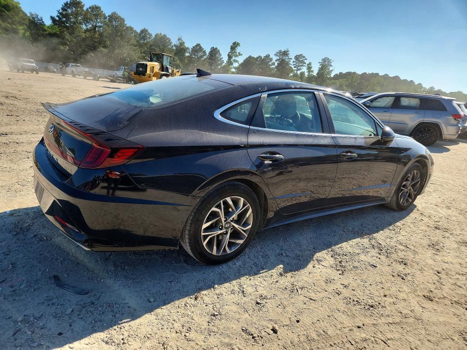 2023 Hyundai Sonata VIN KMHL64JA8PA289736 COPART salvage auction — REAR END, Va - Cert Of Title - Salvage, sold $5,300 on 2026-07-28 (photo 3)