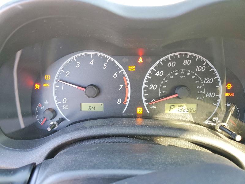 2013 Toyota Corolla VIN 5YFBU4EE8DP183247 COPART salvage auction — FRONT END, Ca - Salvage Certificate, sold $1,400 on 2026-07-20 (photo 9)