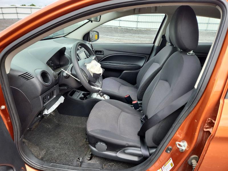 2020 Mitsubishi Mirage VIN ML32A3HJ8LH003452 COPART salvage auction — FRONT END, VA - CERT OF TITLE - SALVAGE, sold $1,700 on 2026-07-29 (photo 7)
