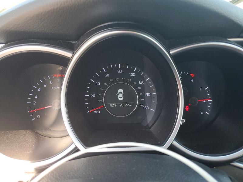 2015 Kia Optima VIN 5XXGM4A77FG499473 COPART salvage auction — VANDALISM, Ca - Salvage Certificate, sold $1,300 on 2026-07-23 (photo 9)