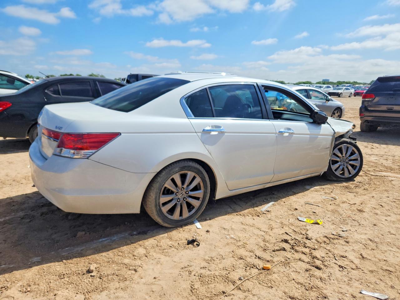 2012 Honda Accord VIN 1HGCP3F71CA024323 COPART salvage auction — Front End, TX - SALVAGE VEHICLE TITLE, sold $1,000 on 2026-07-09 (photo 3)