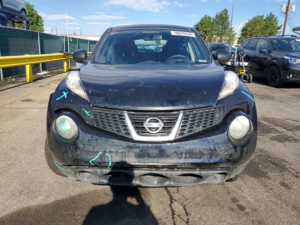 2014 Nissan Juke VIN JN8AF5MV9ET482919 COPART salvage auction — FRONT END, CO - SALVAGE TITLE (P), sold $975 on 2026-07-09 (photo 5)