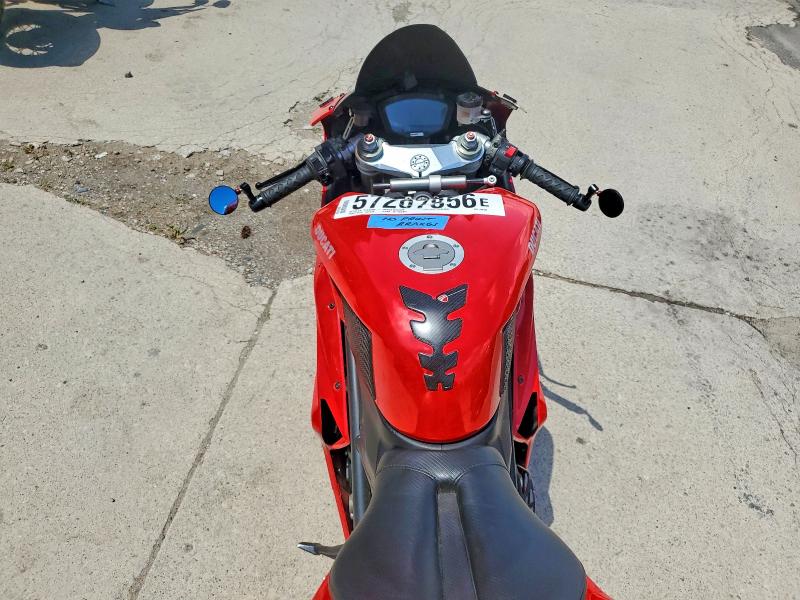 2010 Ducati 1198 VIN ZDM1XBLW9AB026490 COPART salvage auction — FRONT END, Mi - Certificate Of Title, sold $3,650 on 2026-07-21 (photo 6)